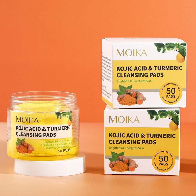 Pads nettoyants MOIKA à l’acide kojique et au curcuma