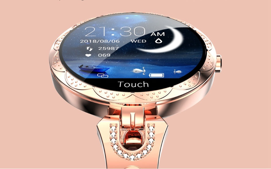 Montre Connectée Femme – Étanche, Santé & Fitness