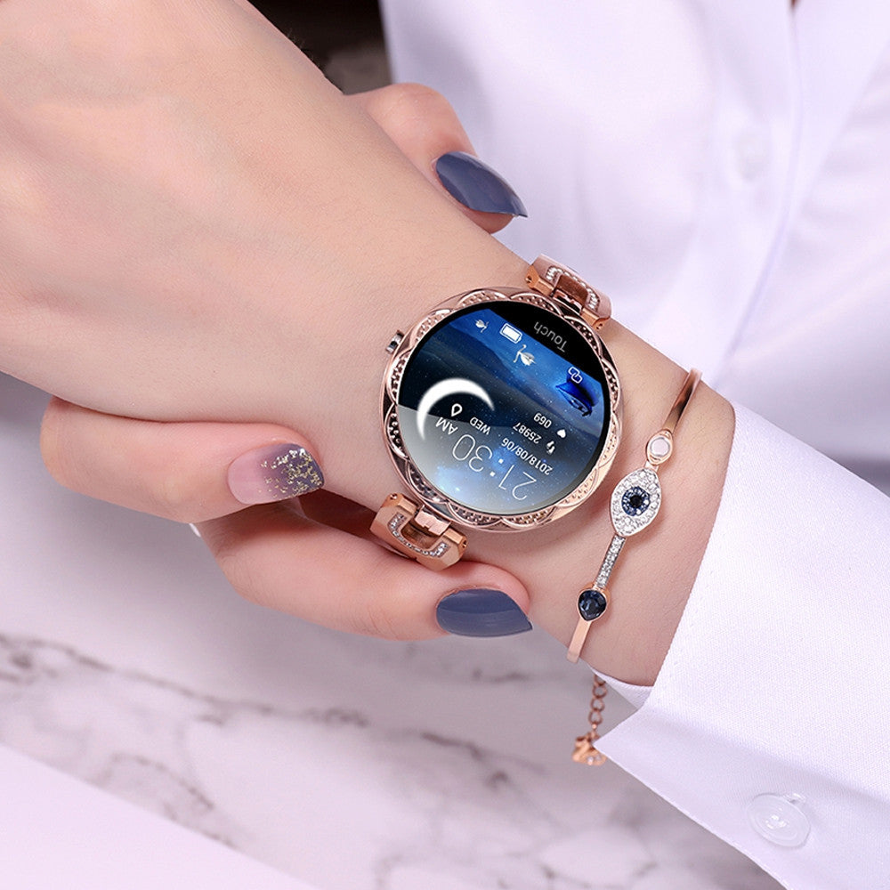 Montre Connectée Femme – Étanche, Santé & Fitness