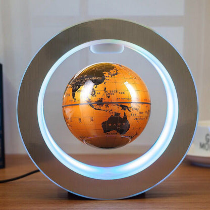🌍 Lampe Globe LED Flottant – Carte du Monde en Lévitation Magnétique