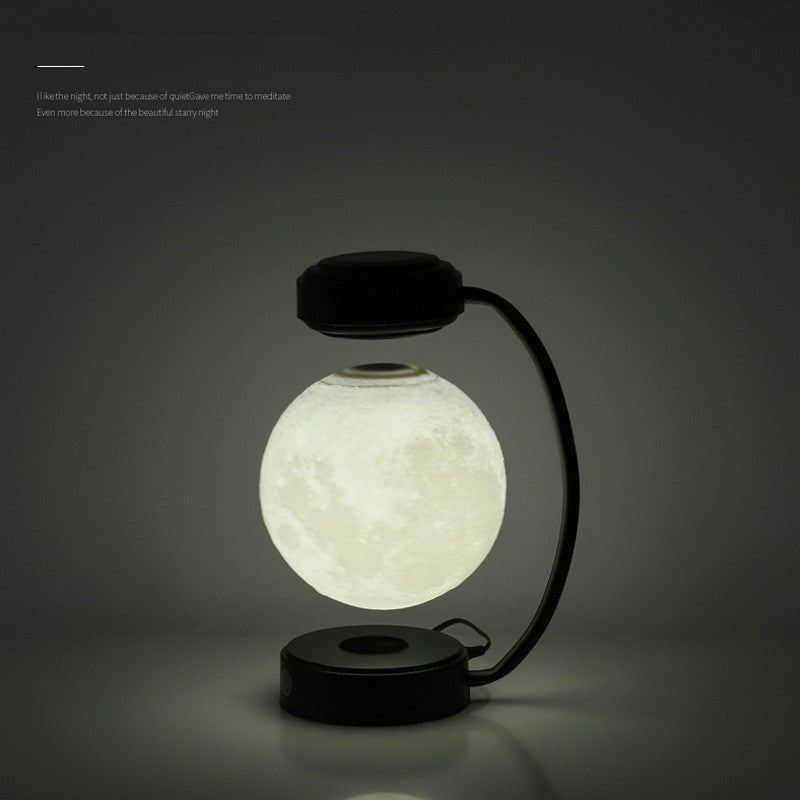 Lampe Lévitation Lune 3D LED – Veilleuse Magnétique Flottante