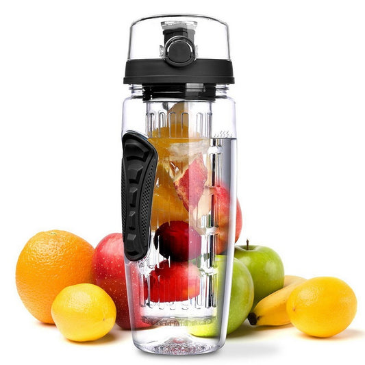 Gourde Infuseur de Fruits 1L – Bouteille Sport Étanche & Sans BPA
