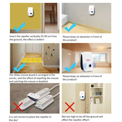 🦟 Appareil Anti-Moustiques Électrique à Ultrasons – Sûr & Écologique