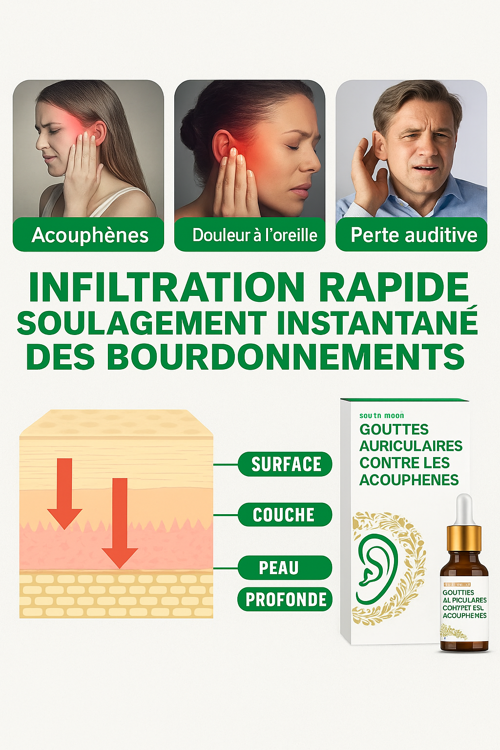 Huile Essentielle Naturelle Anti-Acouphènes – 20 ml