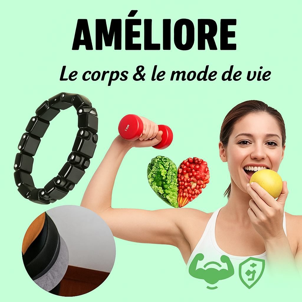 🔗 Bracelet Anti-Tabac Magnétique en Pierre Naturelle – Unisexe