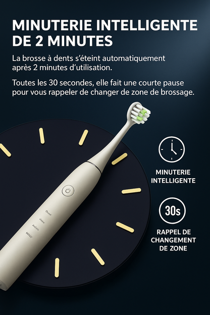 Brosse à dents sonique originale à triple poils