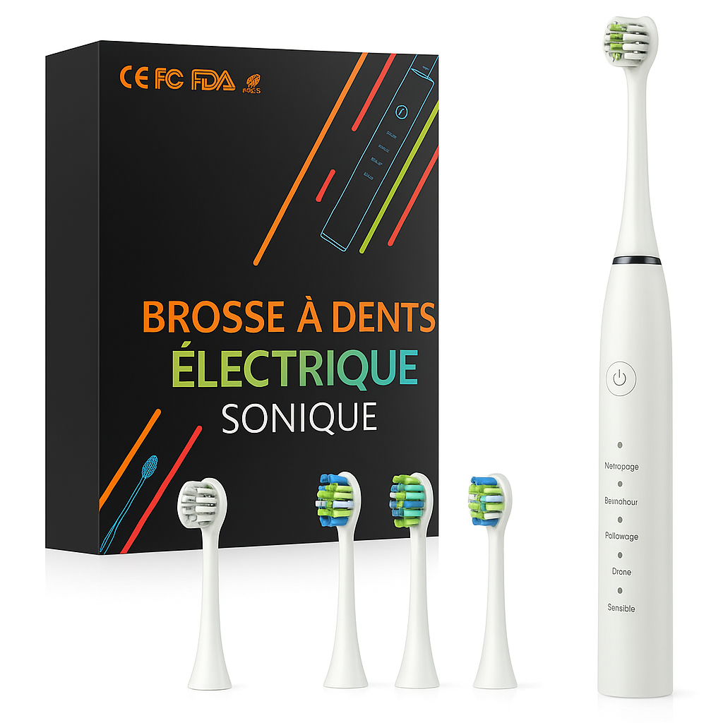 Brosse à dents sonique originale à triple poils