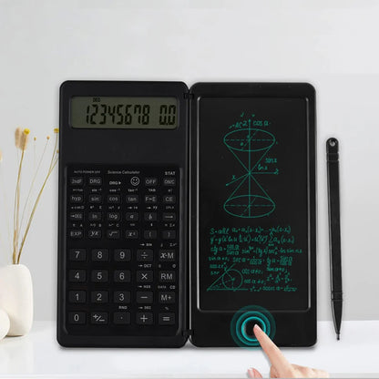 Calculatrice Scientifique 2-en-1 avec Tablette d’Écriture LCD