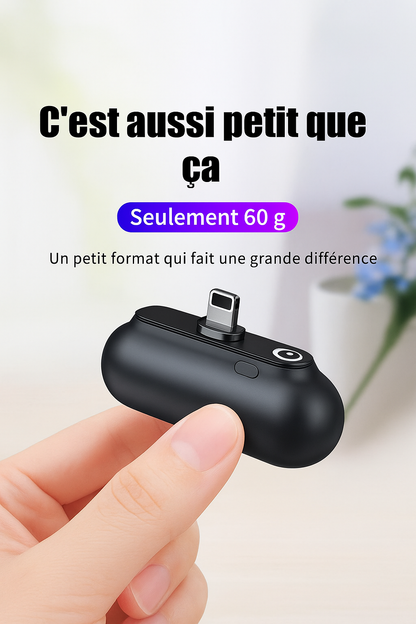 Mini Batterie Externe Magnétique Portable – Charge Rapide & Universelle