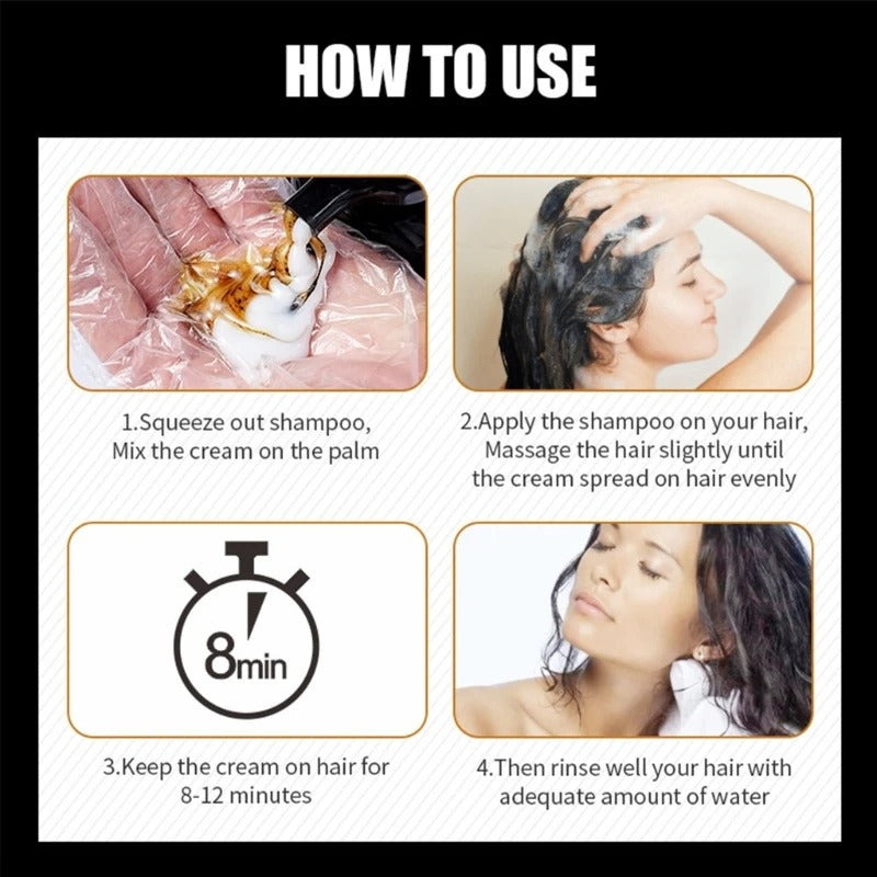 Shampoing colorant pour cheveux