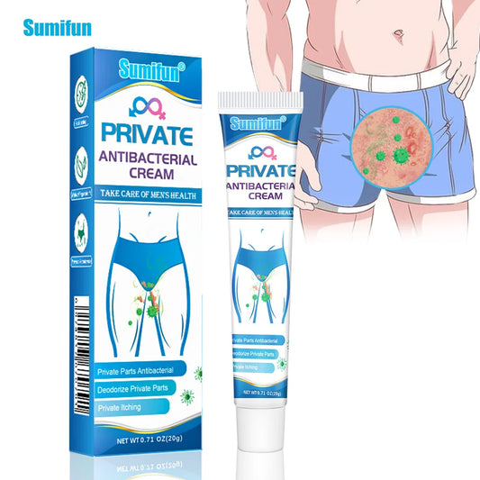 🌿 Crème Antibactérienne Contre l’Eczéma pour Homme – 20g