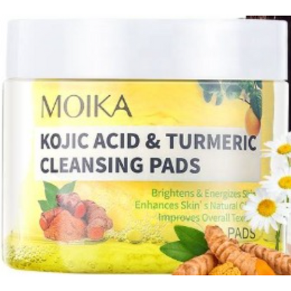 Pads nettoyants MOIKA à l’acide kojique et au curcuma