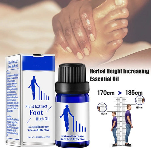 🌿 Huile de Croissance Naturelle – Booster de Taille
