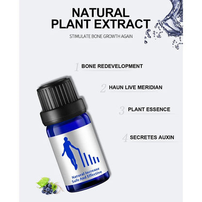 🌿 Huile de Croissance Naturelle – Booster de Taille