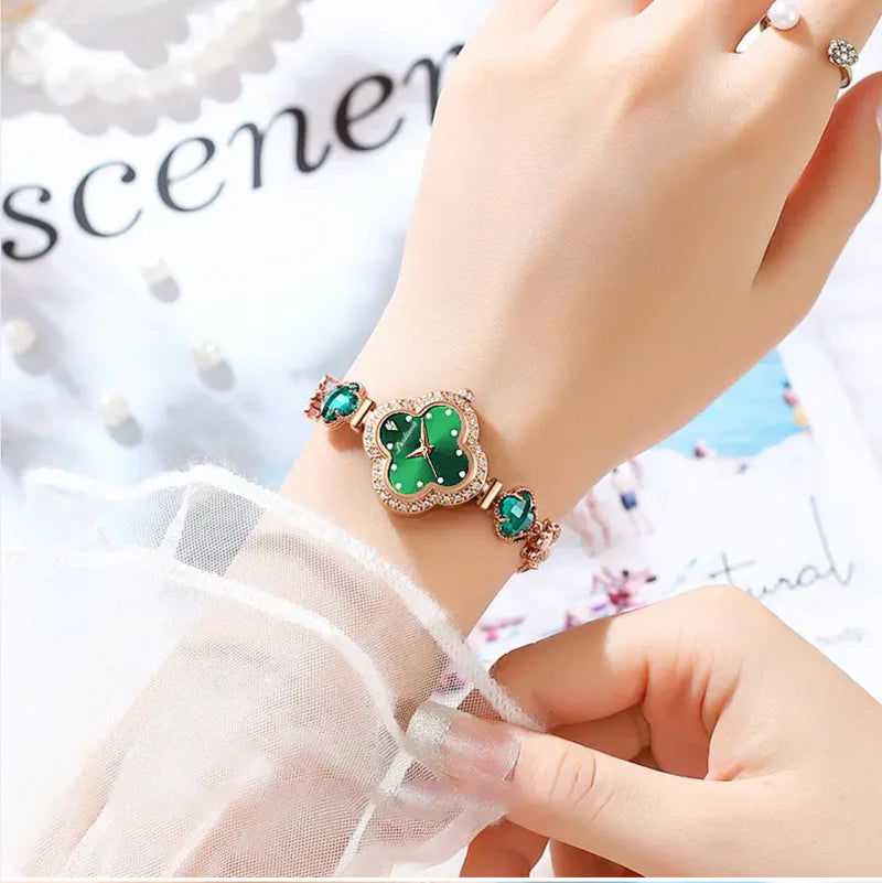 Montre-bracelet rétro pour femme