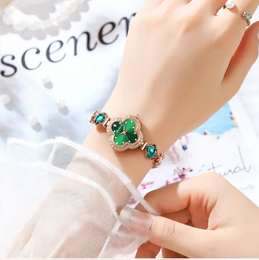 Montre-bracelet rétro pour femme
