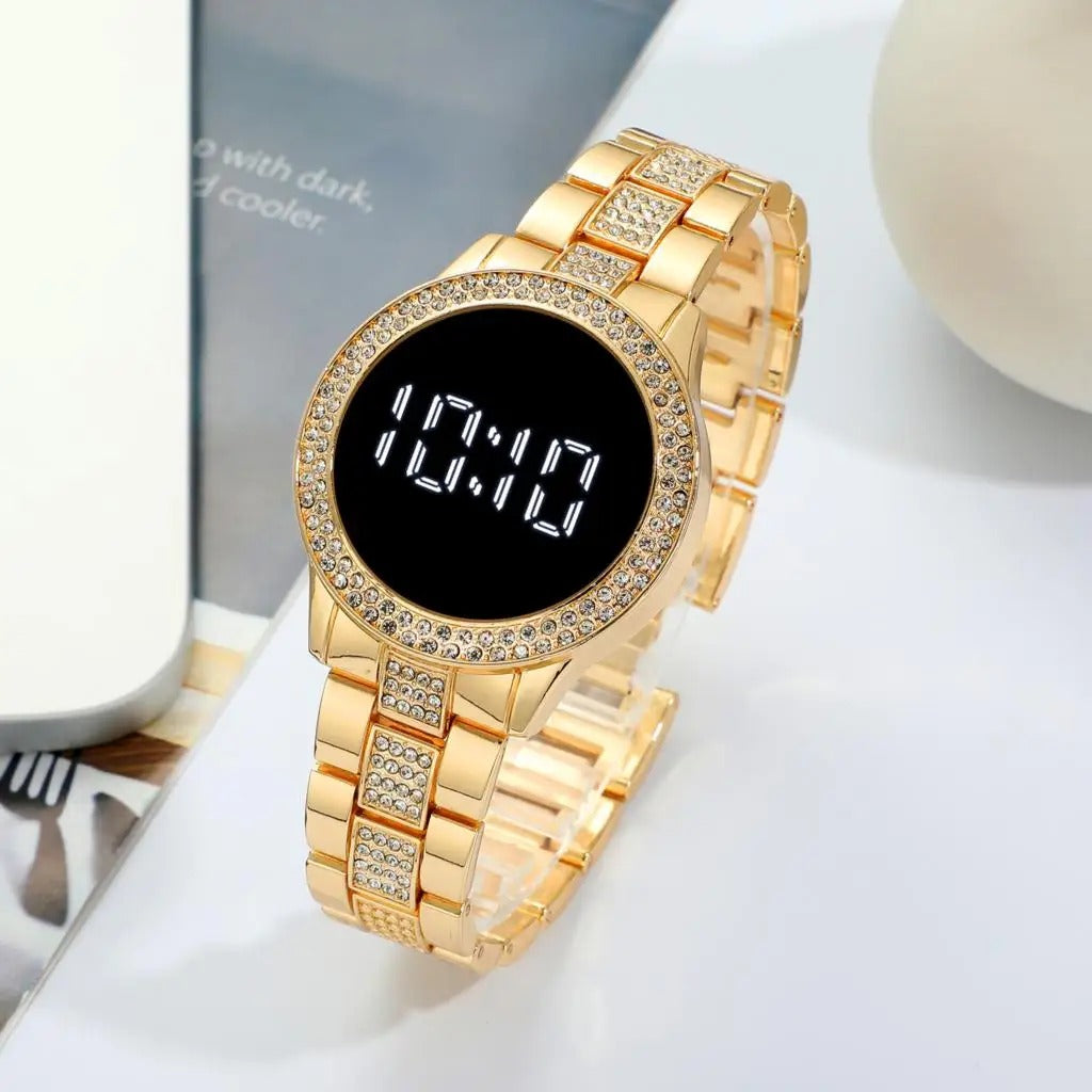 ⌚ Montre de Luxe à Écran Tactile LED – Élégance et Modernité